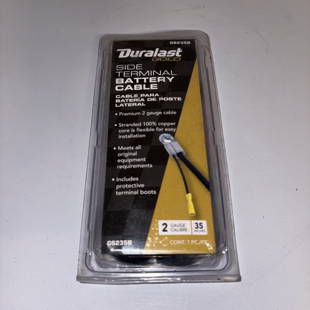 Duralast Gold Side Terminal Battery Cable 35 Inches